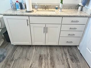 Plenty of cabinet and drawers for storage