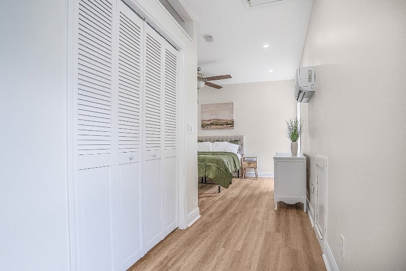 2nd floor bedroom with ensuite bathroom