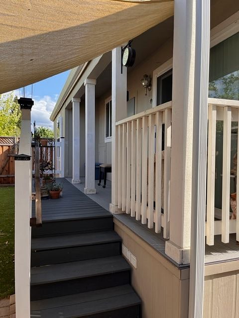 View of entry to house