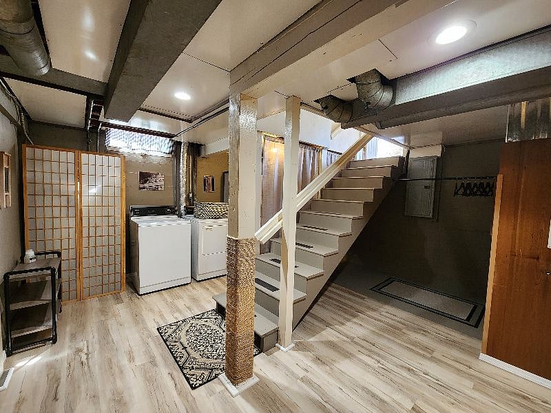 Laundry area.