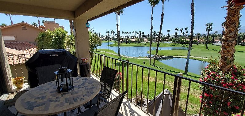 View from master bedroom balcony.