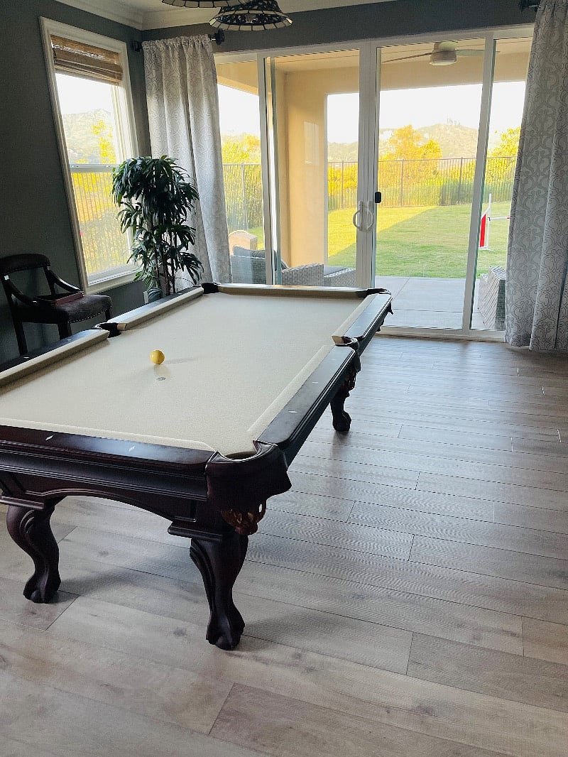 Pool table for you to use.