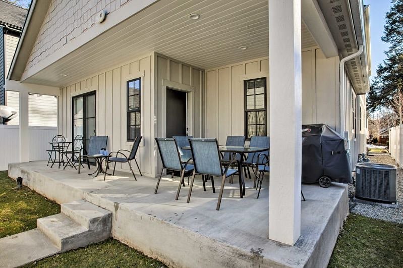 Back Patio and Gas Grill