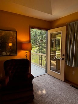Deck Access from Primary Bedroom