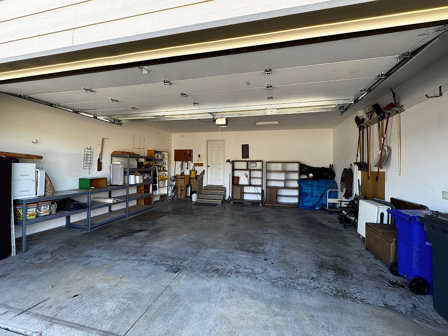 2 car garage with interior access to the house