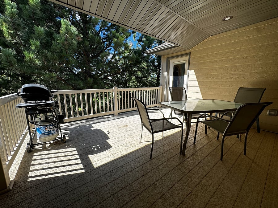 Deck off the dining room