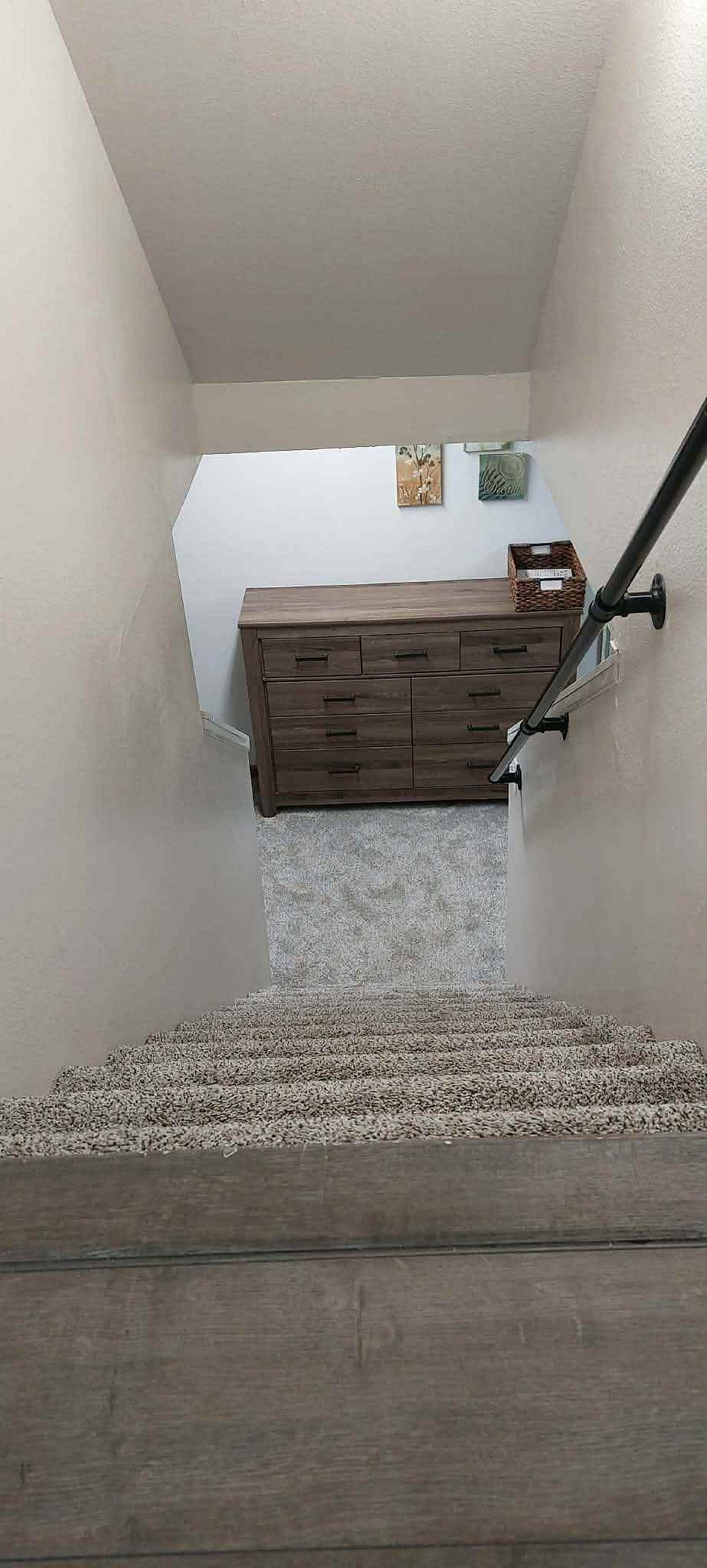 Heading down from the main floor.