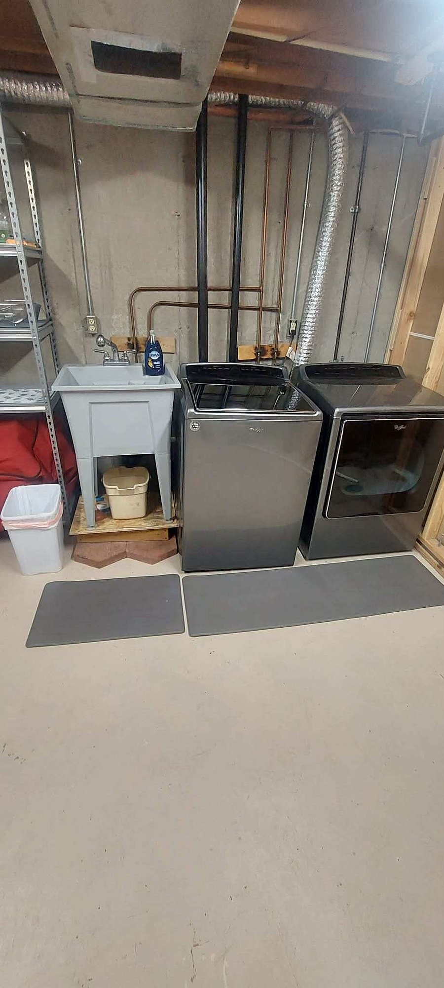 Sink, Washer, Dryer