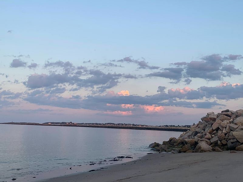 Camp Ellis Beach and Jetty