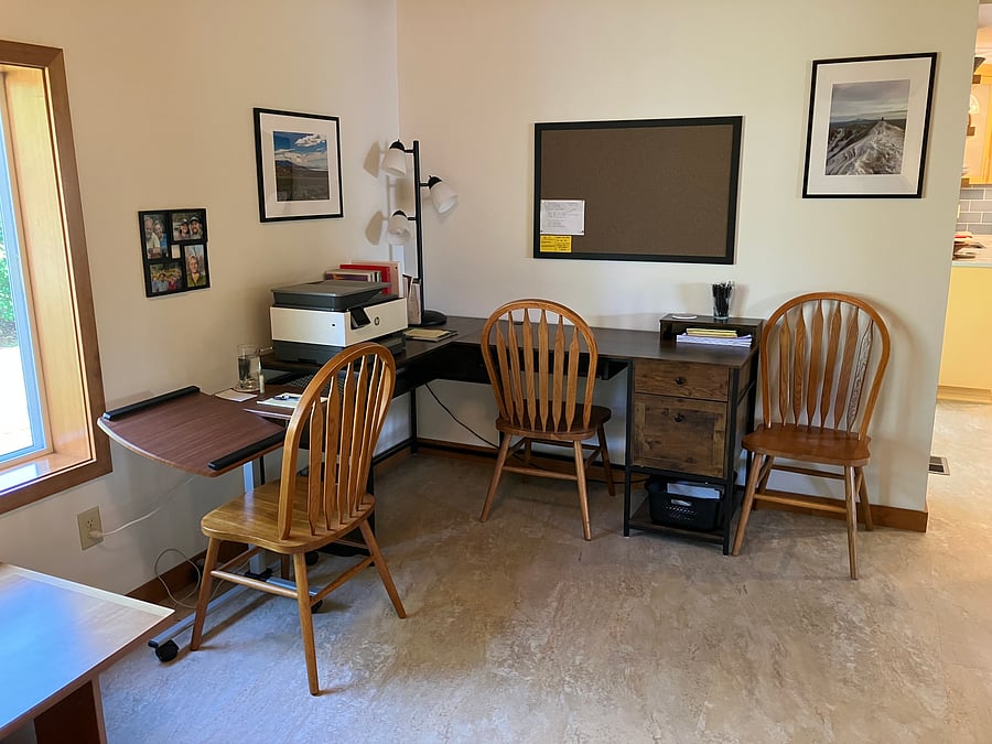 Office Area in Family Room