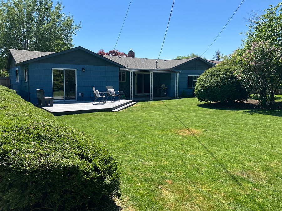 Backyard - Deck and Covered Patio