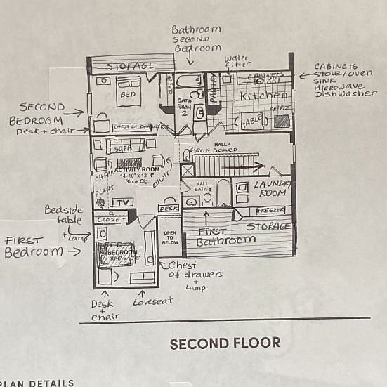 Second floor plan