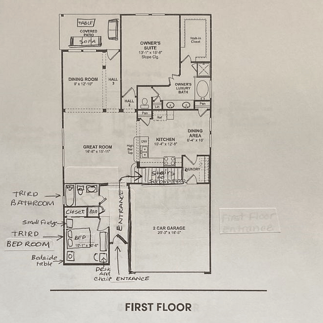 First floor plan