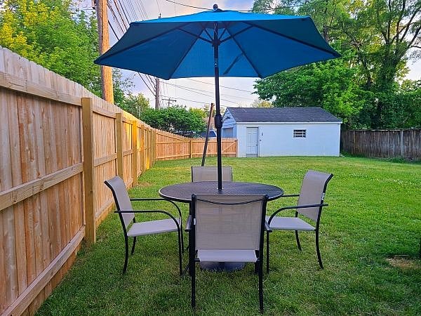 Fully Fenced In Yard
