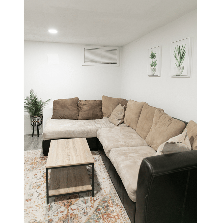 Downstairs living area