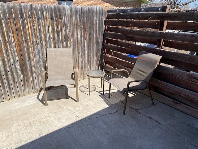 back patio space