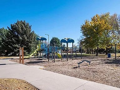 Playground at the park across the street