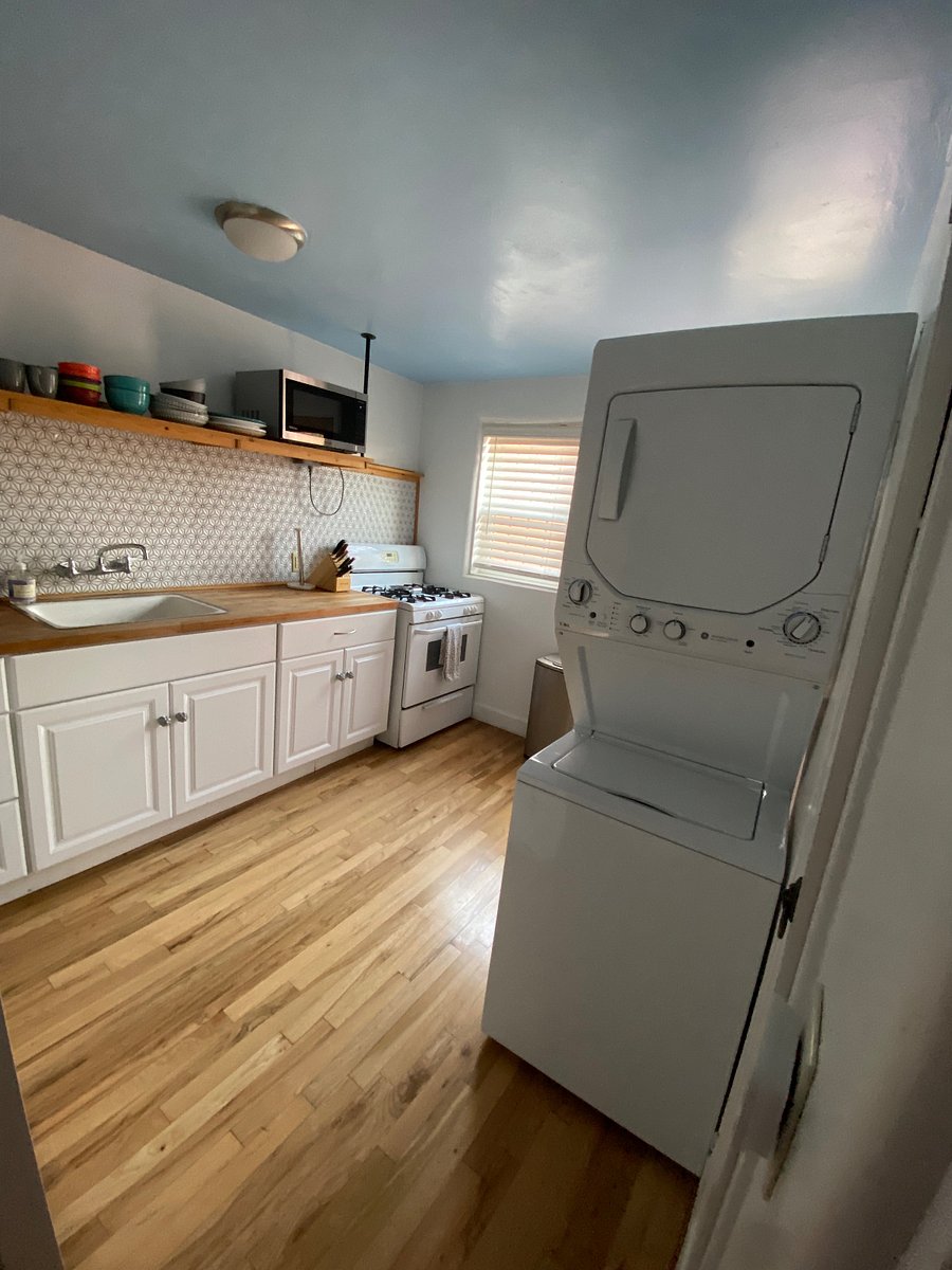 Kitchen and washing machine