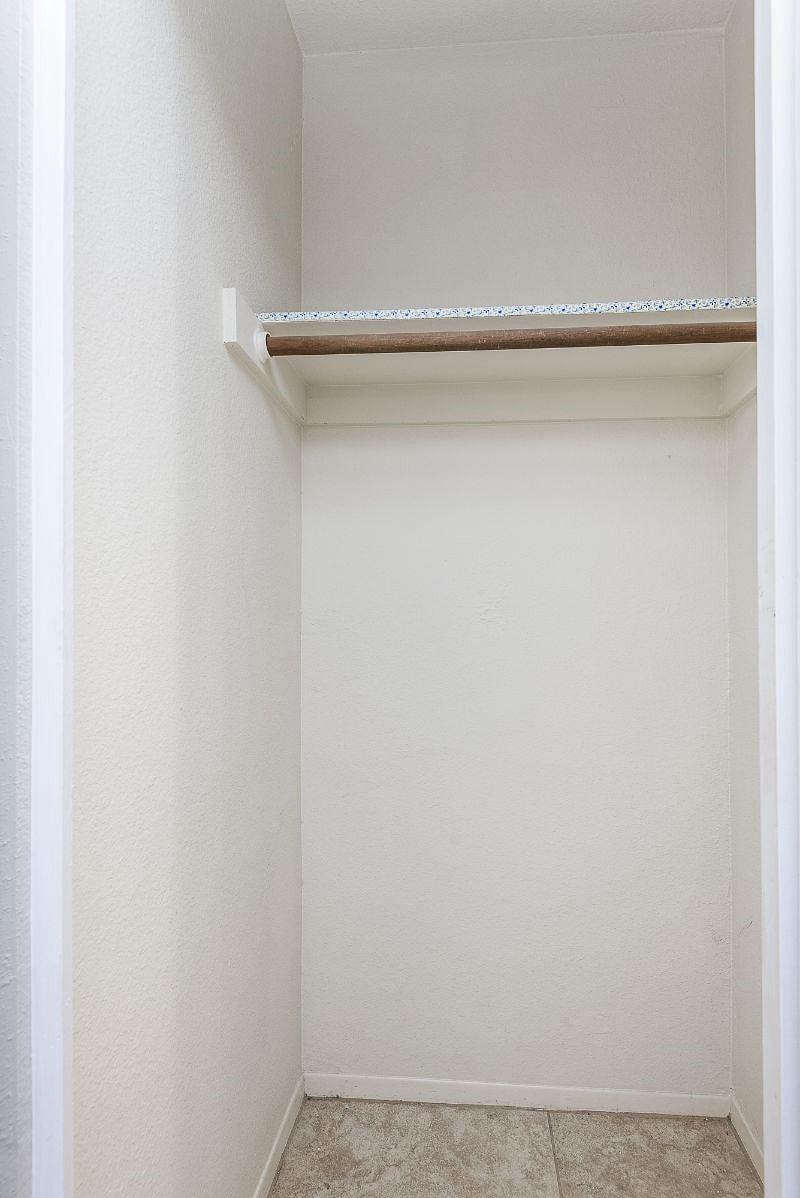 Hall closet space is yours too just outside your door.