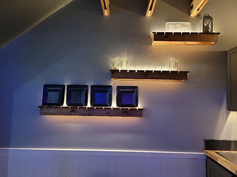 Lighted Kitchen Wall.
