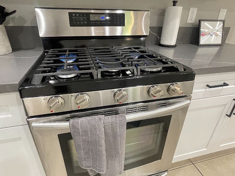 Brand new stainless steel appliances