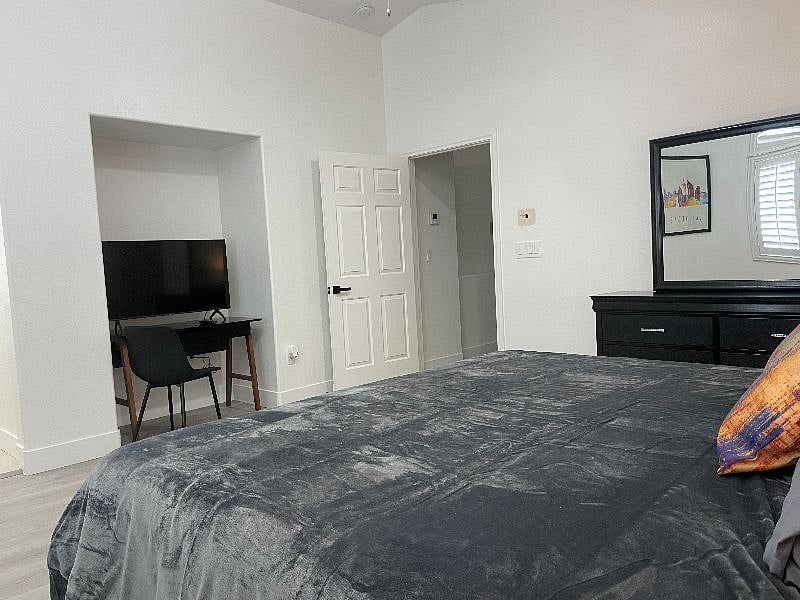 Enjoy a TV and Desk for some work & relaxation