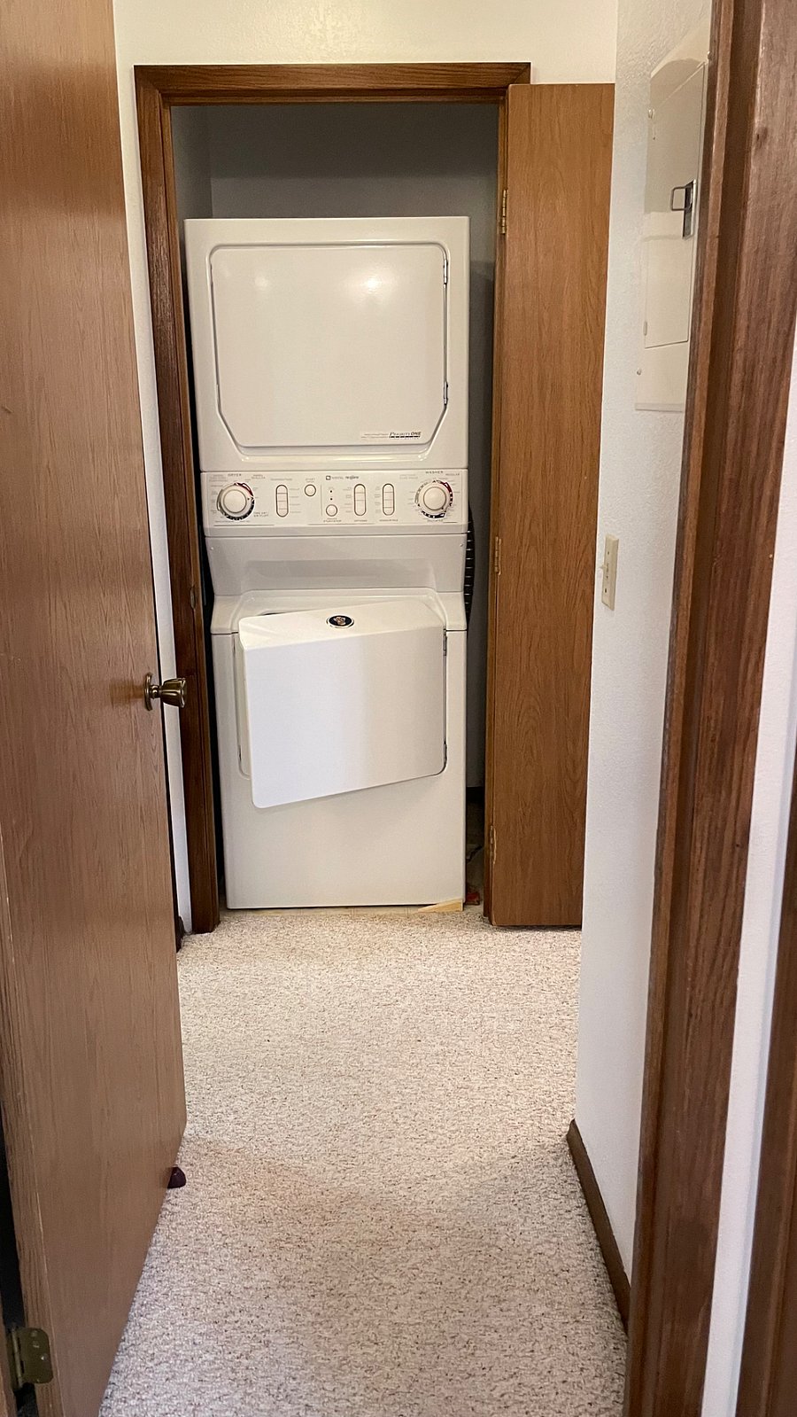 Washer/dryer in unit