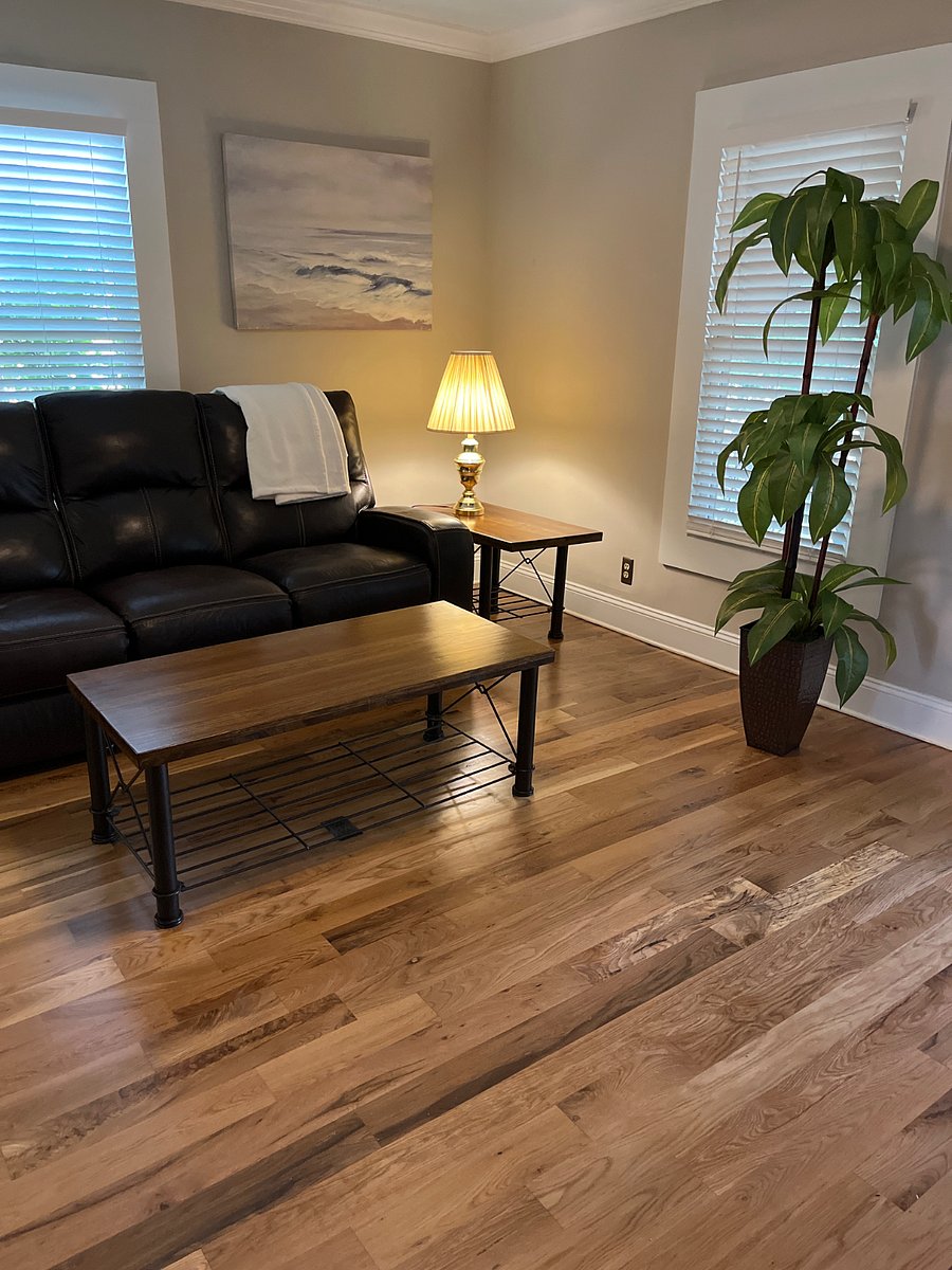 Leather sofa with two built-in recliners