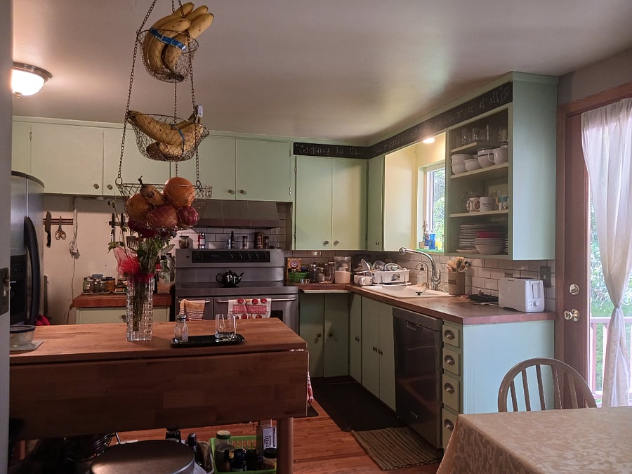 View of the kitchen