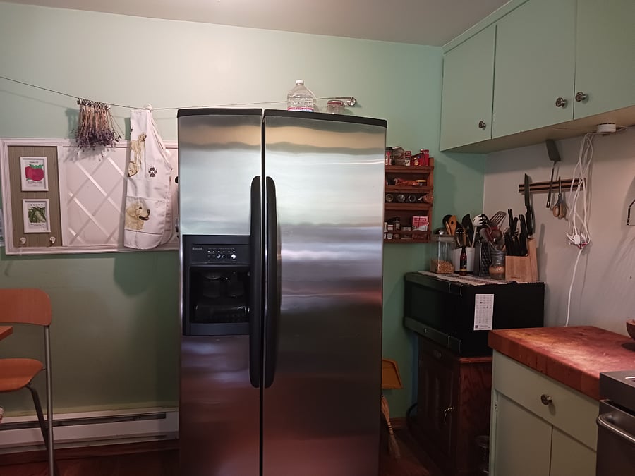 Fridge and microwave
