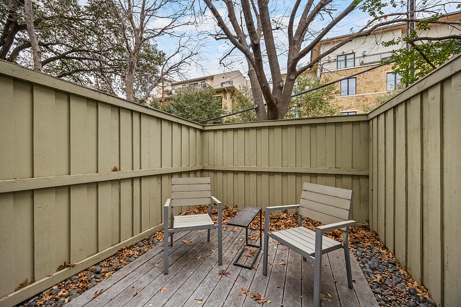 Private small Patio