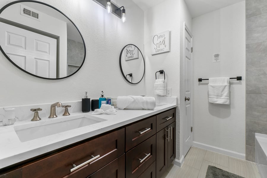 Master Bathroom Double Vanity