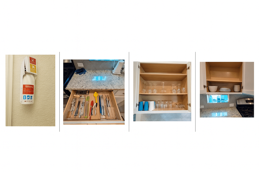 Kitchen has all the essentials for cooking a proper, delicious meal during your stay.