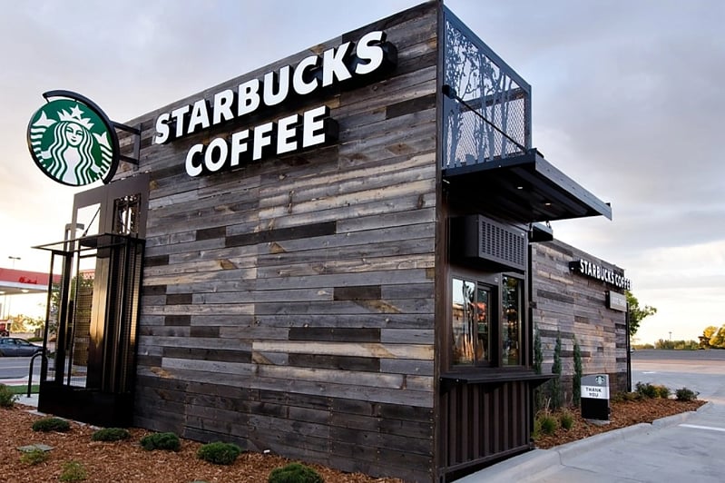 Convenient Starbucks coffee shop just walking distance from this space.