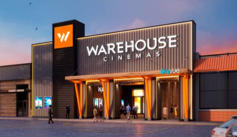 8mins away Warehouse Cinemas is a new movie theater company dedicated to creating moments worth remembering. Independently owned and operated, each location offers first-run films, top-notch food and drinks, sound, and heated leather seats.