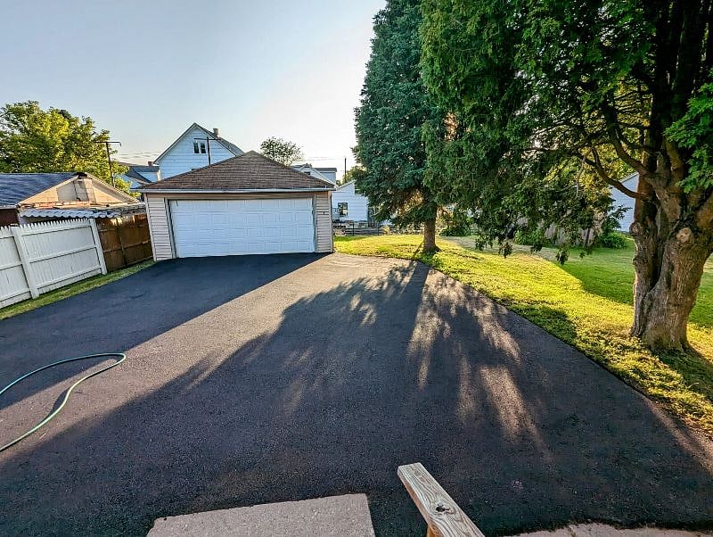 Newly paved driveway to securely park your car
