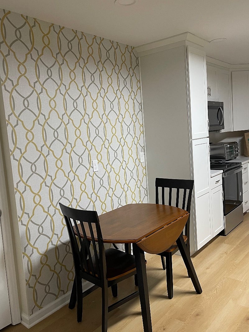 Dining nook in kitchen