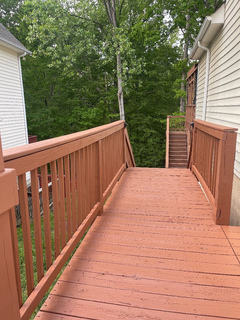Private entrance to the basement