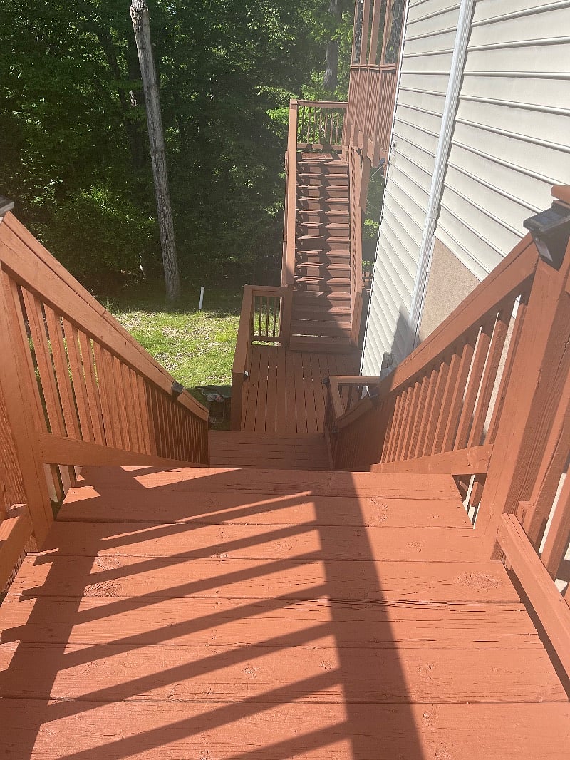 Stairs to basement