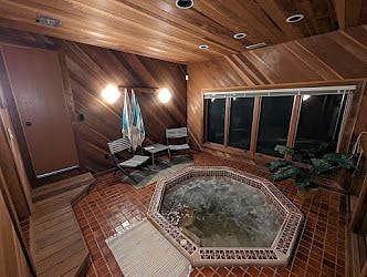 Totally private hot tub within private unit
