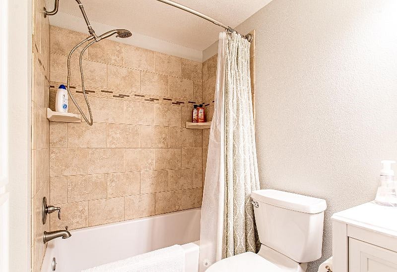 Feel the stress melt away when you soak in a nice, hot bath