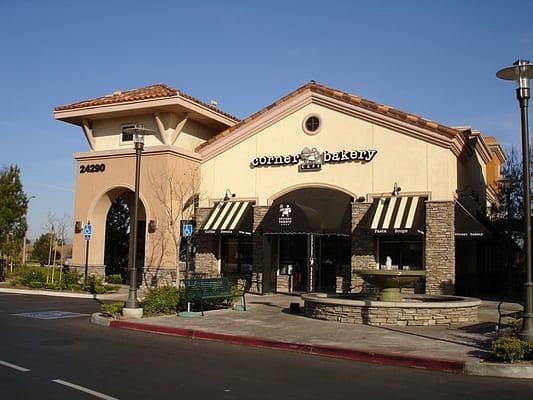 Satisfy your morning appetite with coffee and breakfast across the street at Corner Bakery