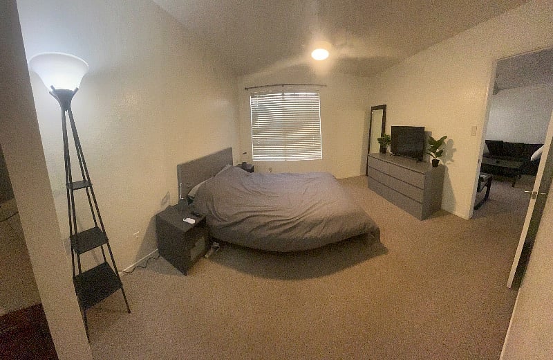 Master bedroom with en-suite bathroom