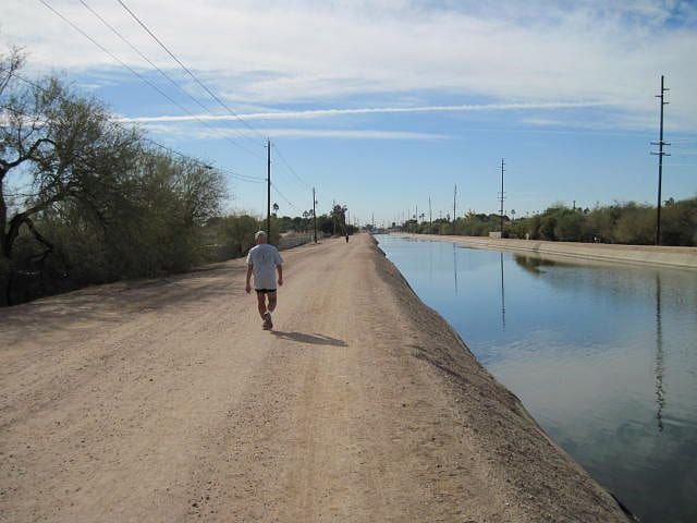 Canal walking/biking path