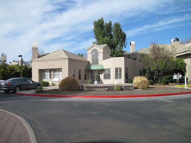 Clubhouse with tv, party area & fitness center.