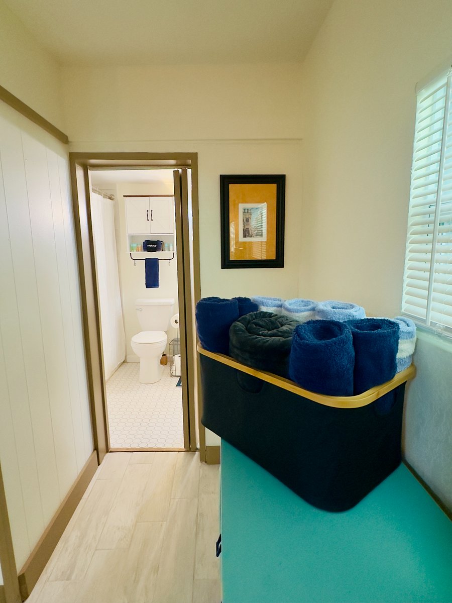 Equipped with Linens & Towels Arranged with Care 