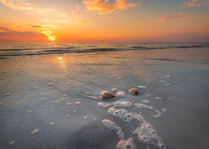 Sunset over the Gulf - Property is 3 miles from St. Pete Beach (7 min drive)