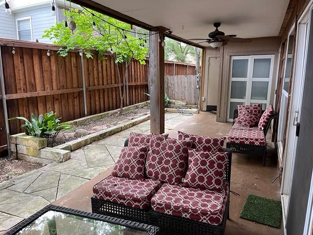 Huge patio!