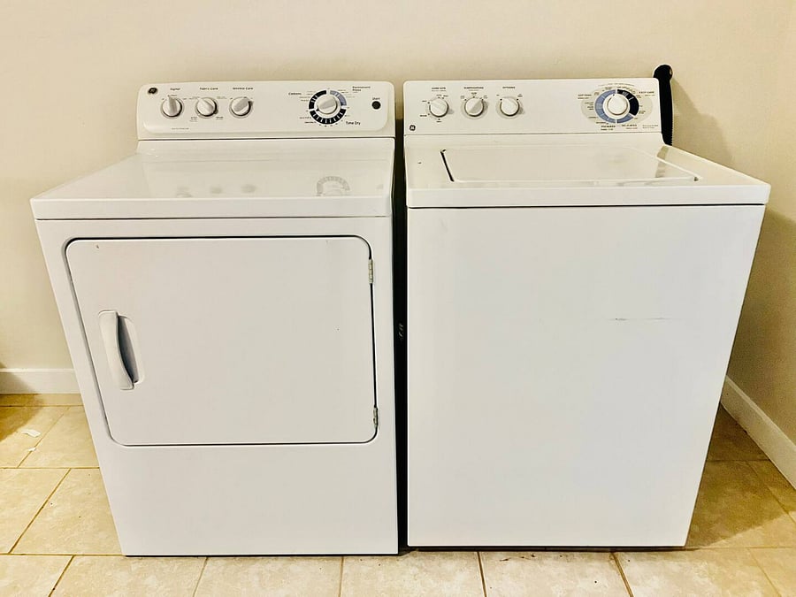 Washer and dryer located in main house, for a small fee you're welcome to use it!