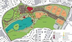Map of Allen Pond